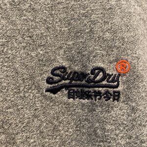 Superdry Shirt Men Small (Tag M) Light Grey Sleeve Basic Tee Wardrobe‎ Staple